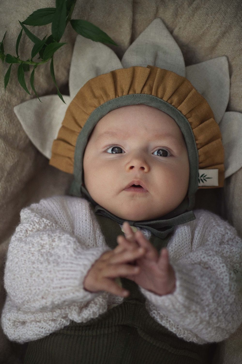 LINEN BONNET ' DAFFODIL '