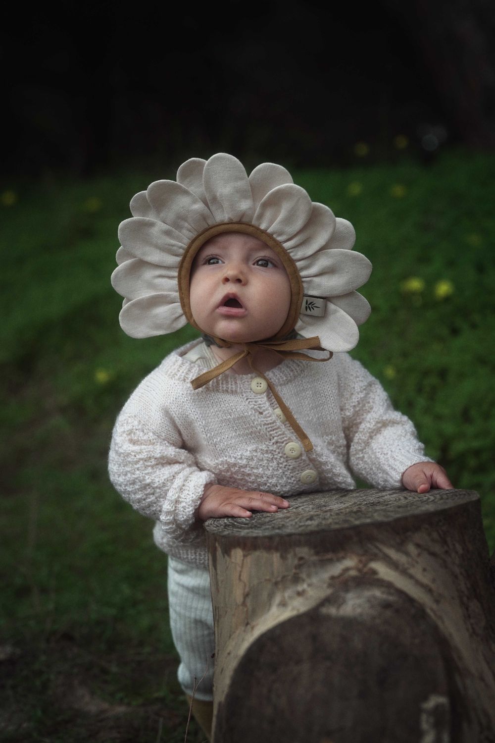 LINEN BONNET ' DAISY '