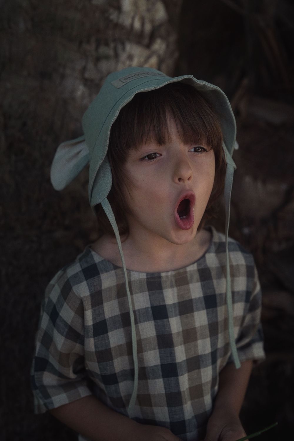 LINEN HAT ' MONKEY '