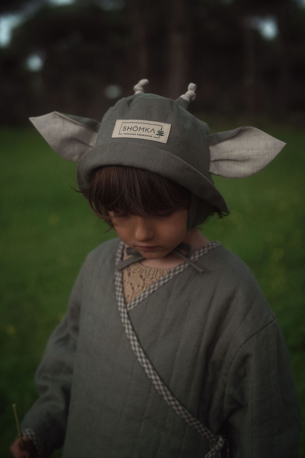 LINEN HAT ' GIRAFFE '