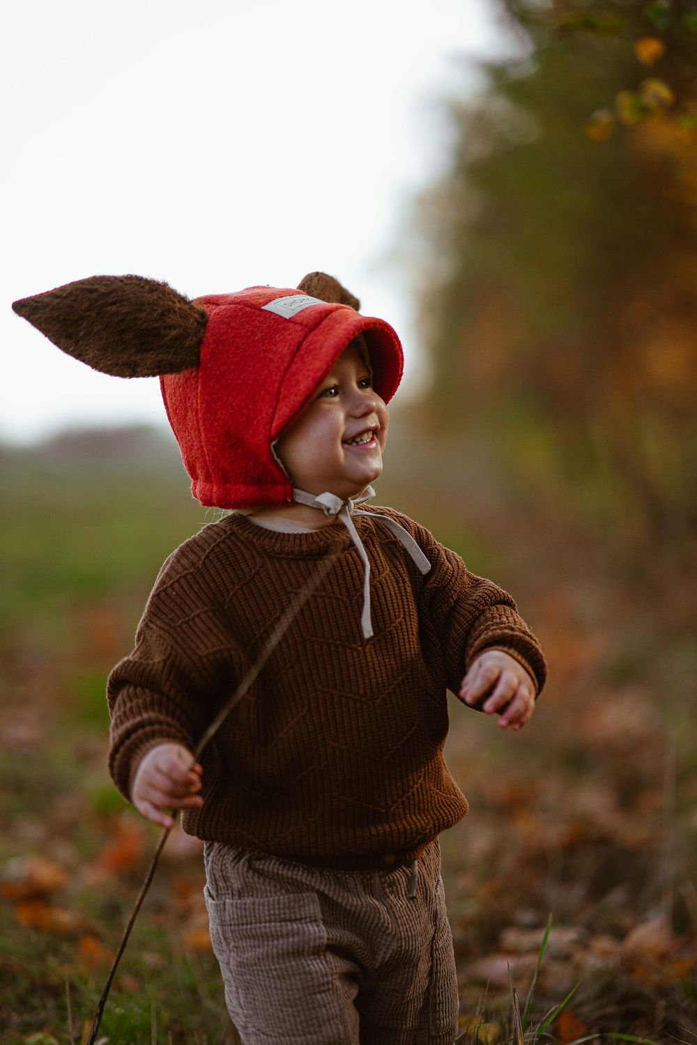 WOOL BONNET 'RABBIT'