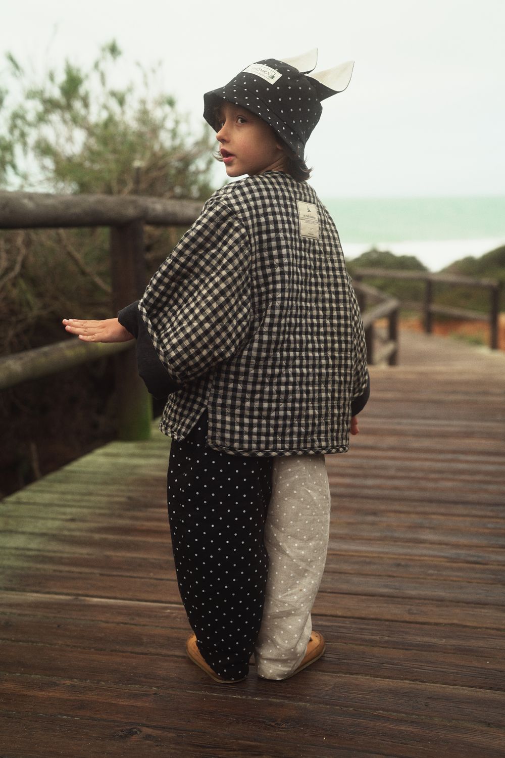 LINEN KIMONO JACKET ' POET '