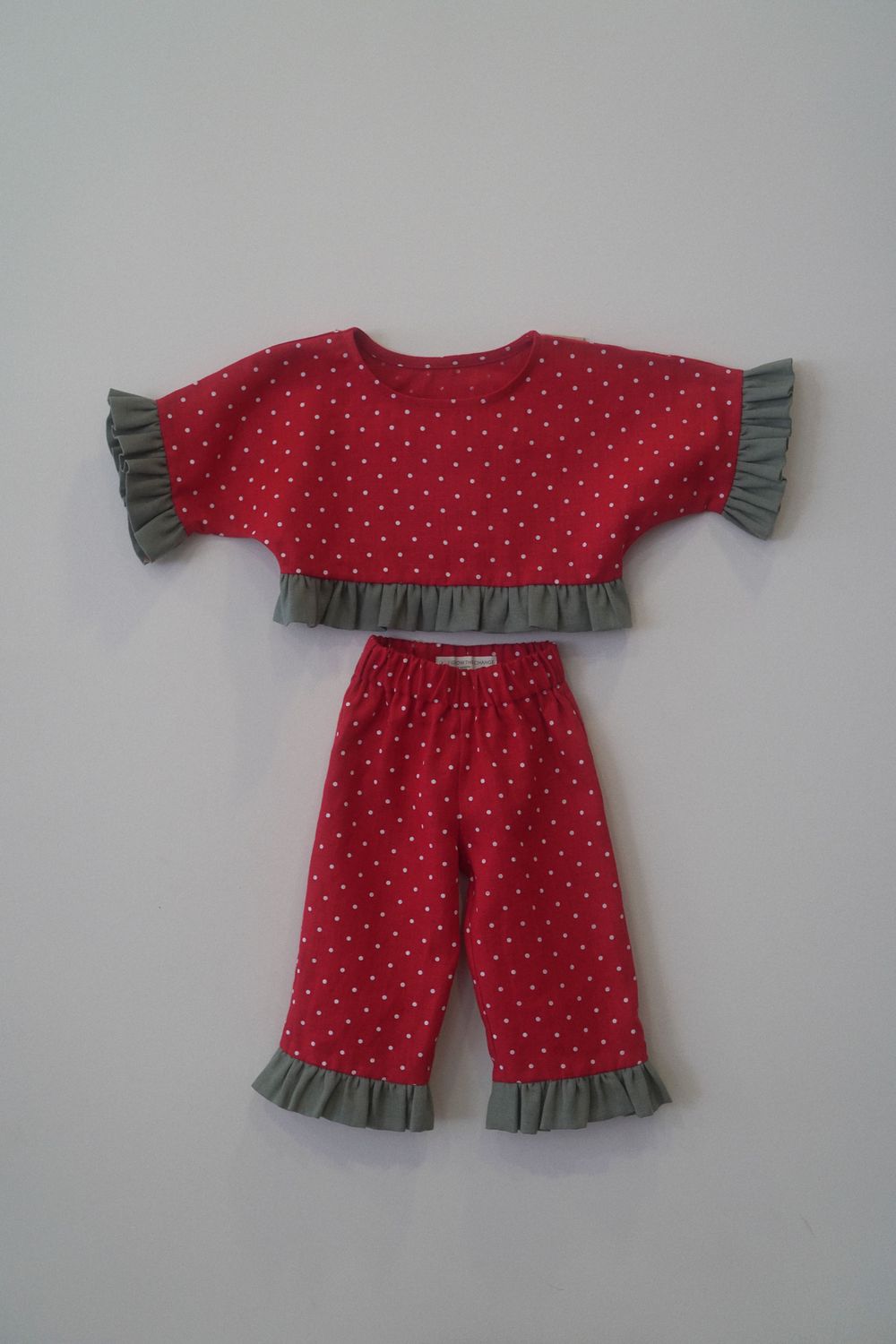 LINEN PANTS ' STRAWBERRY '