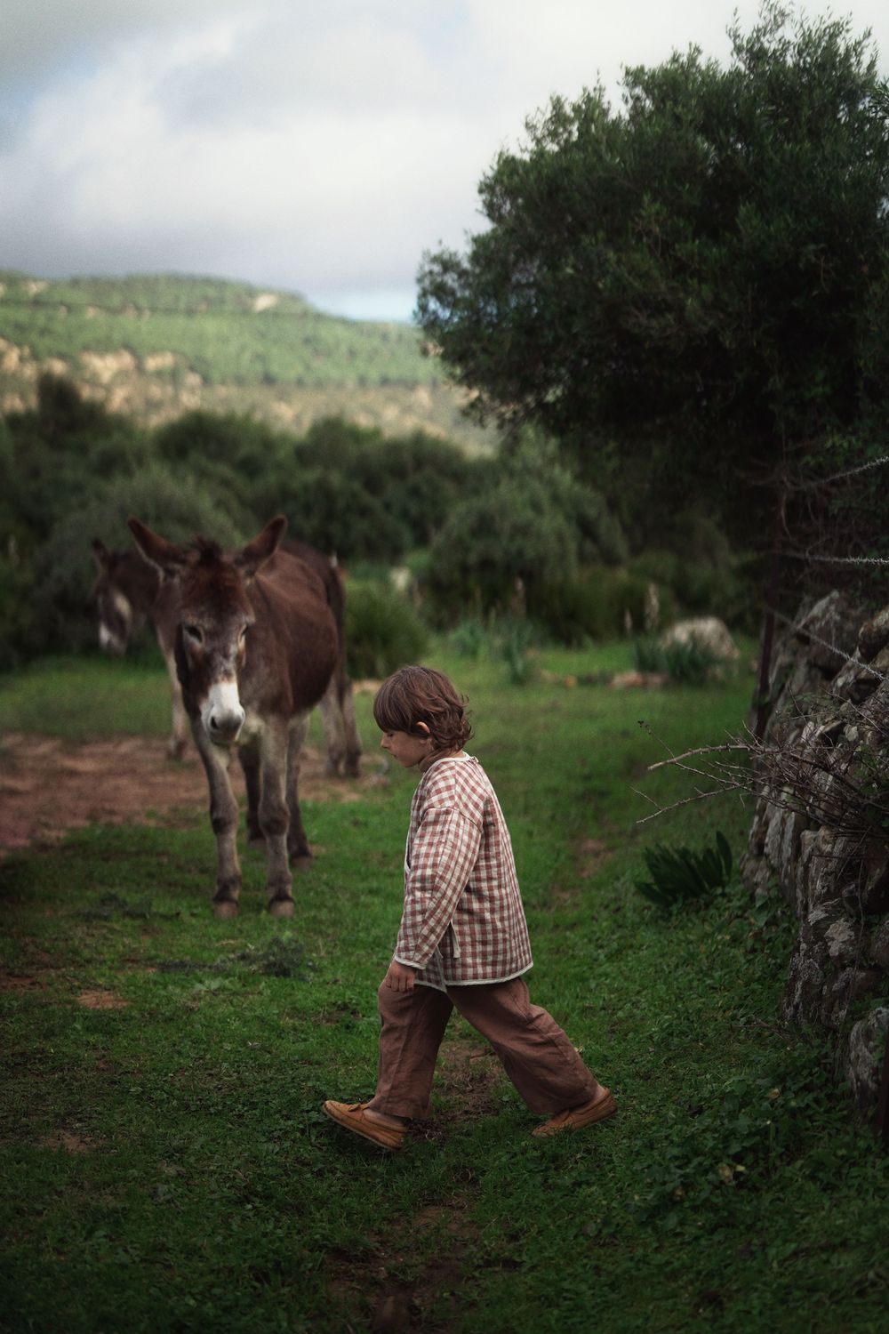 LINEN KIMONO JACKET ' WRITER '