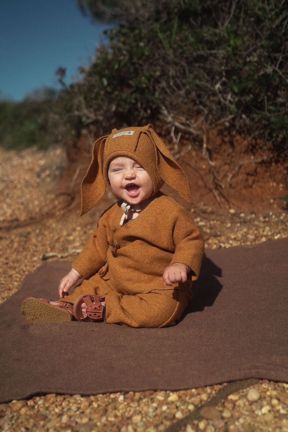 MERINO NEWBORN SET - PANTS + KIMONO TEE
