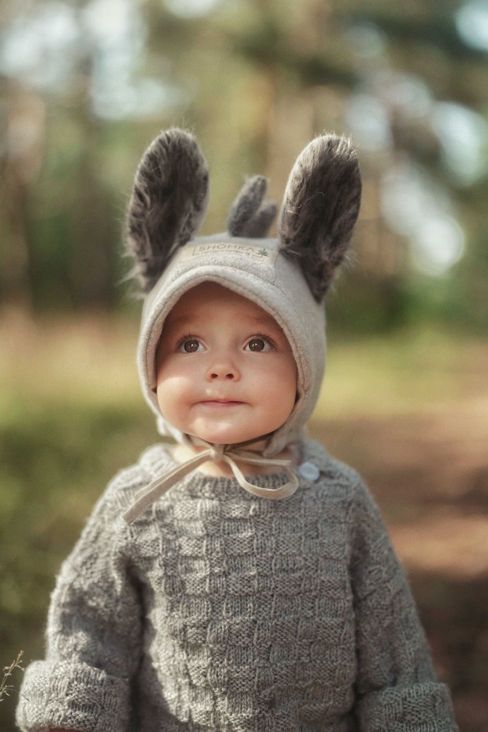 WOOL BONNET 'DONKEY'