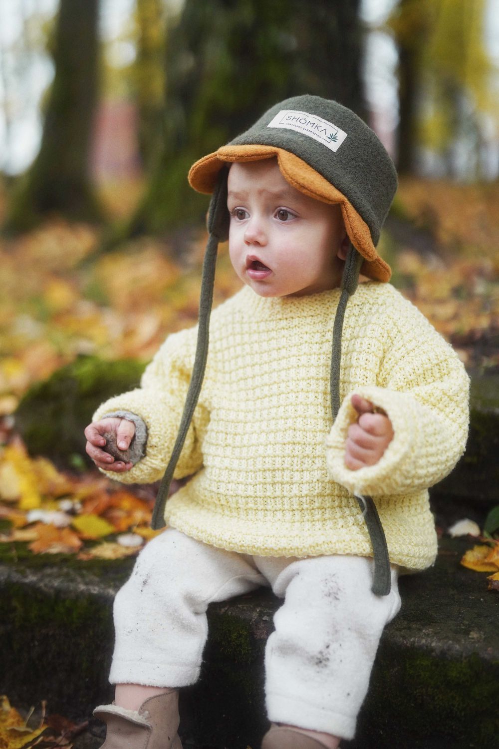 MERINO WOOL HAT 'PETAL'