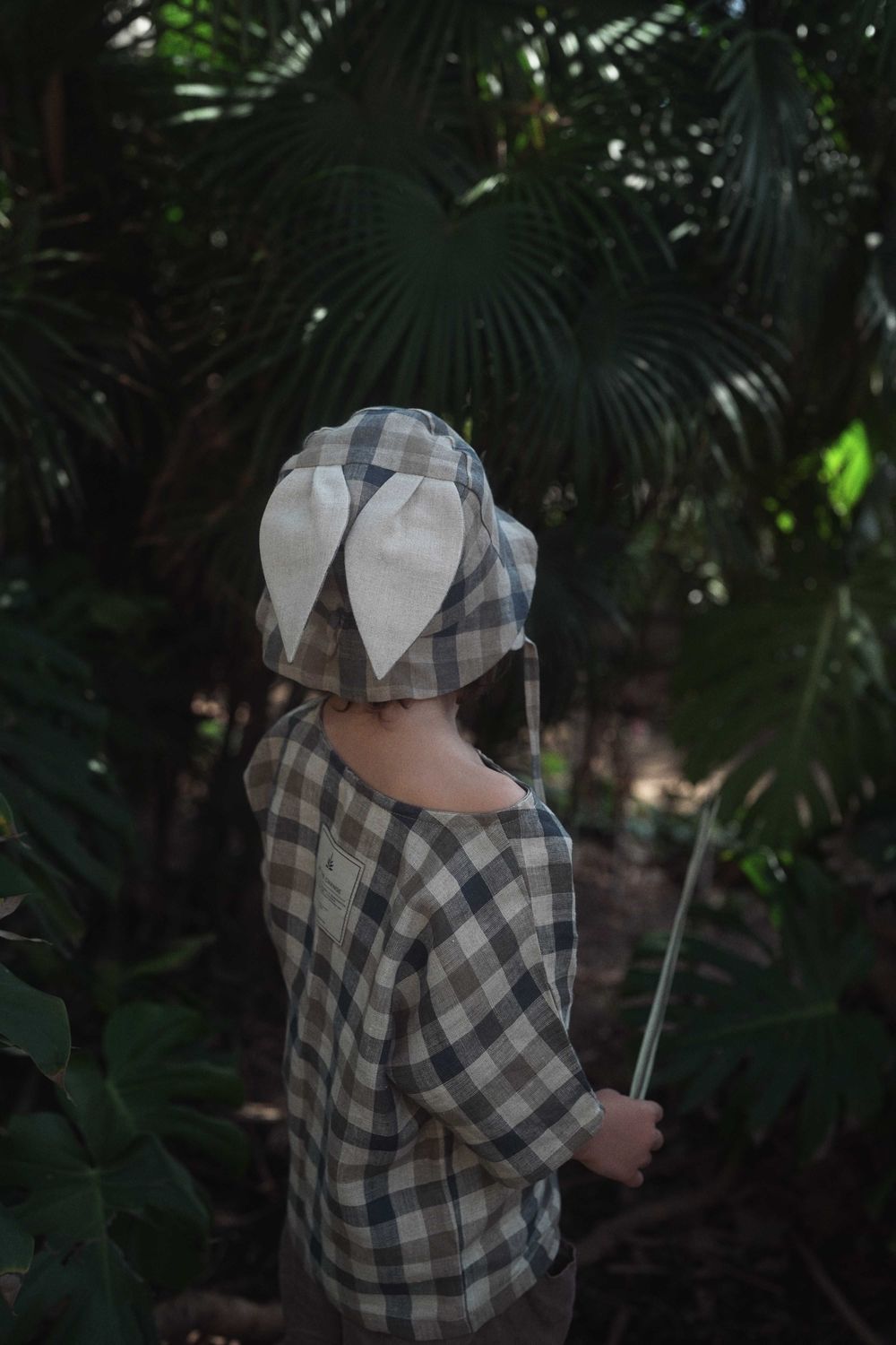 LINEN HAT 'RABBIT'
