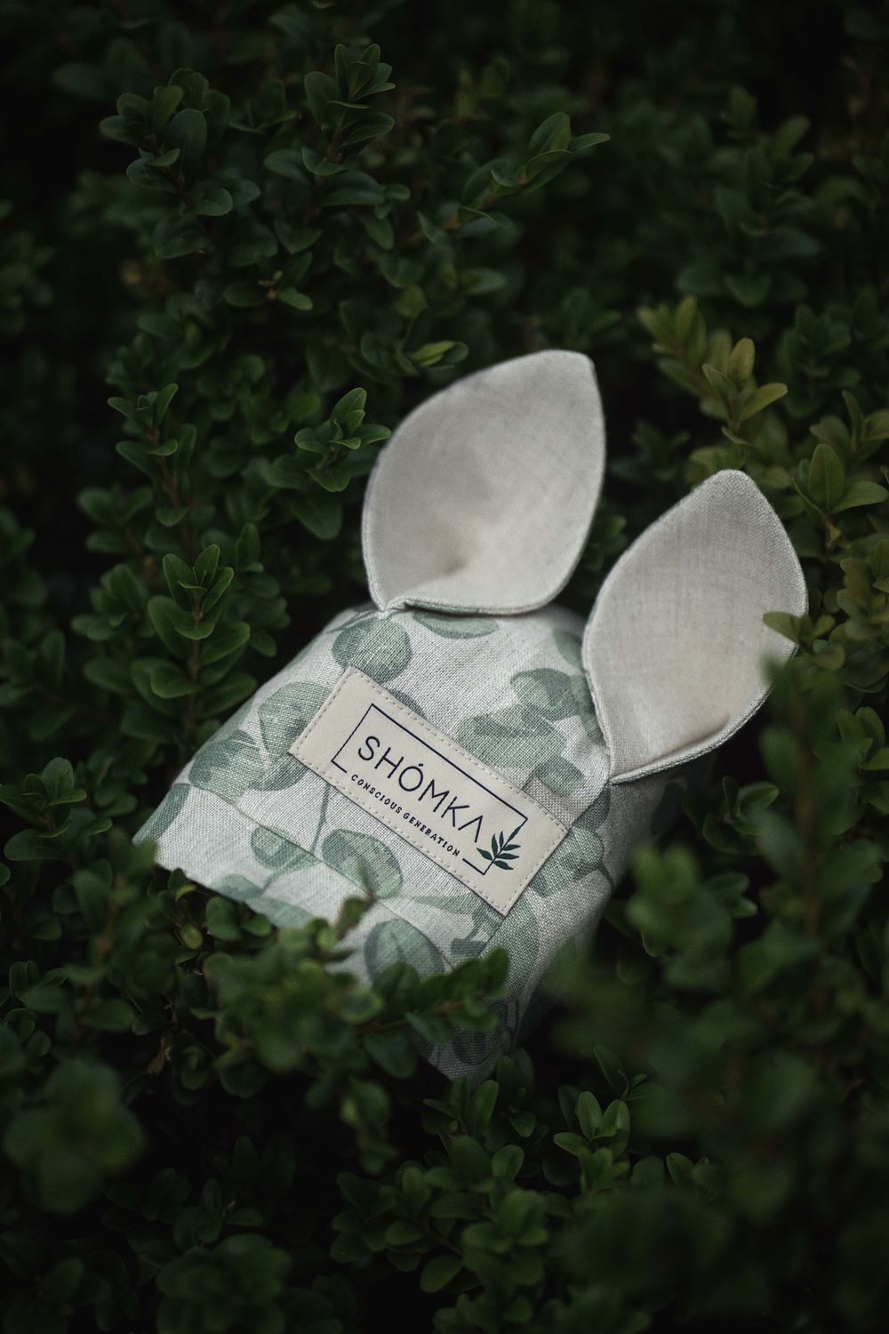 LINEN BONNET 'SQUIRREL'