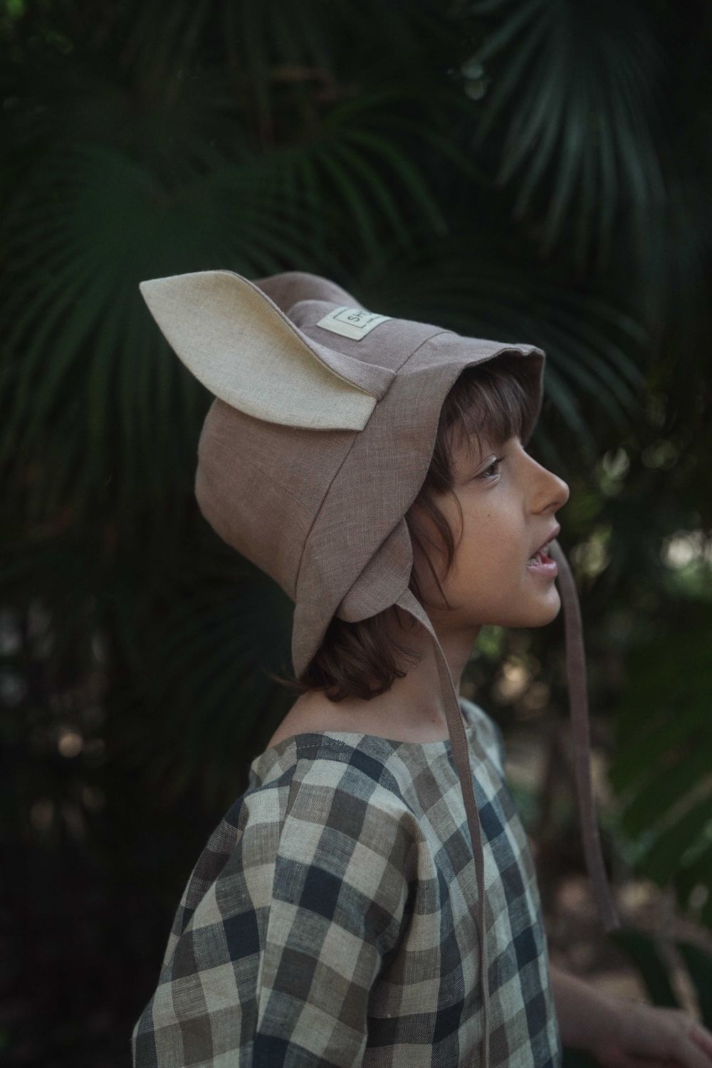 LINEN HAT 'HARE'