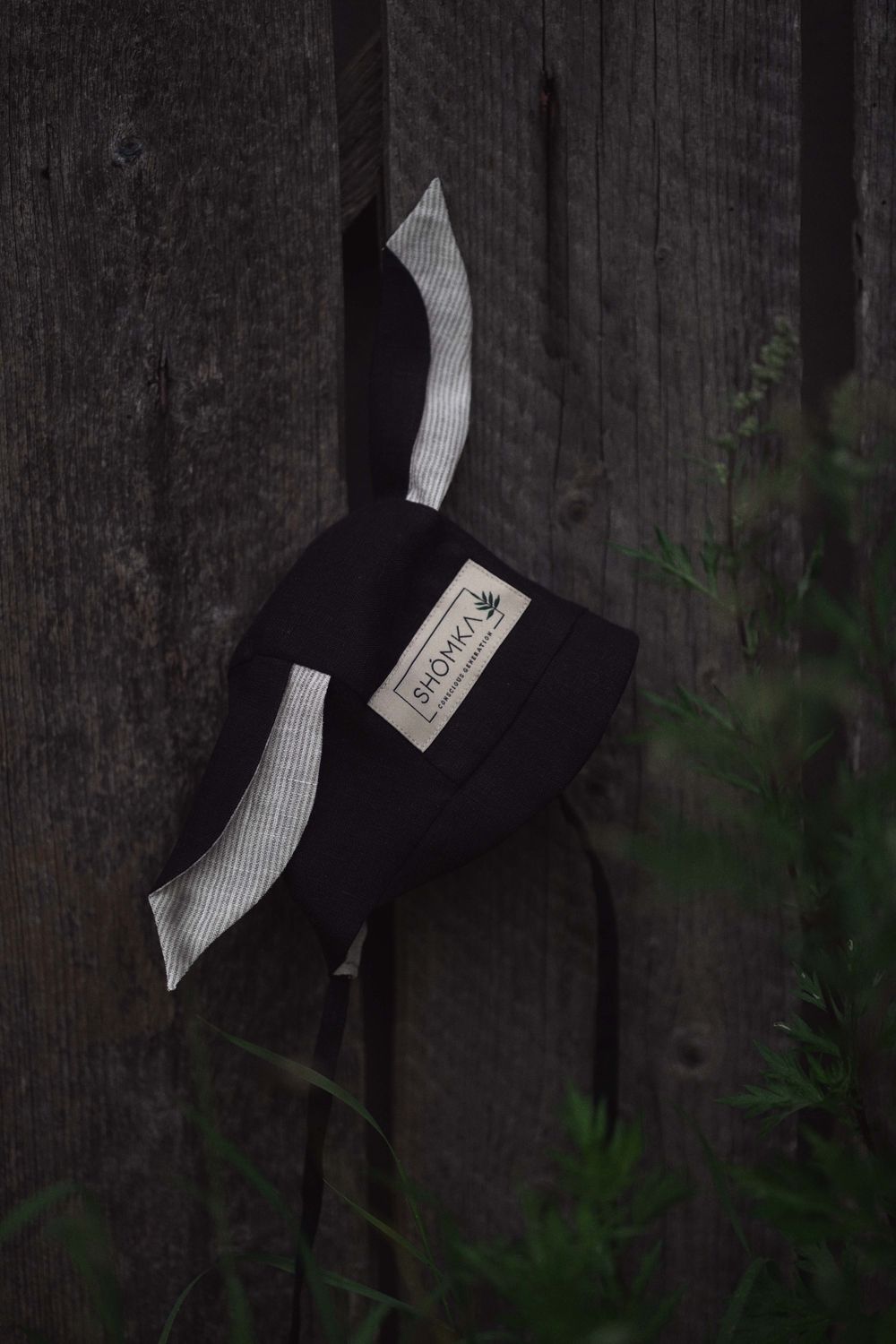 LINEN BONNET 'RABBIT'