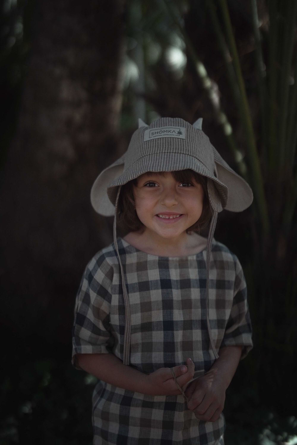 LINEN HAT 'COW'