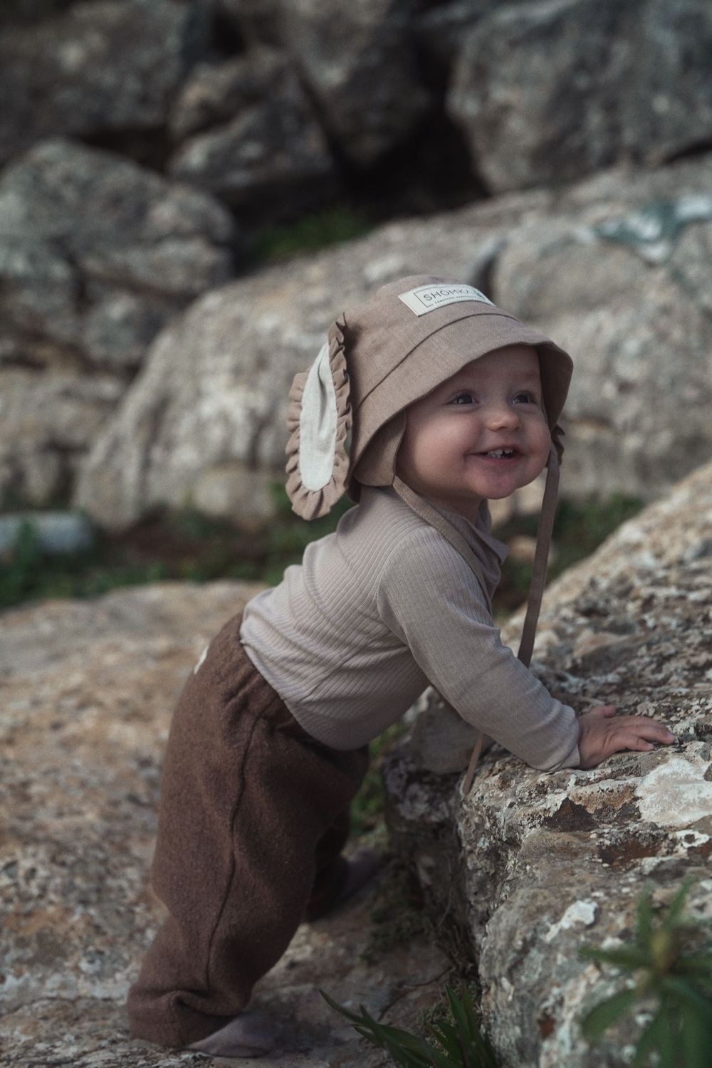 LINEN HAT 'PUPPY'