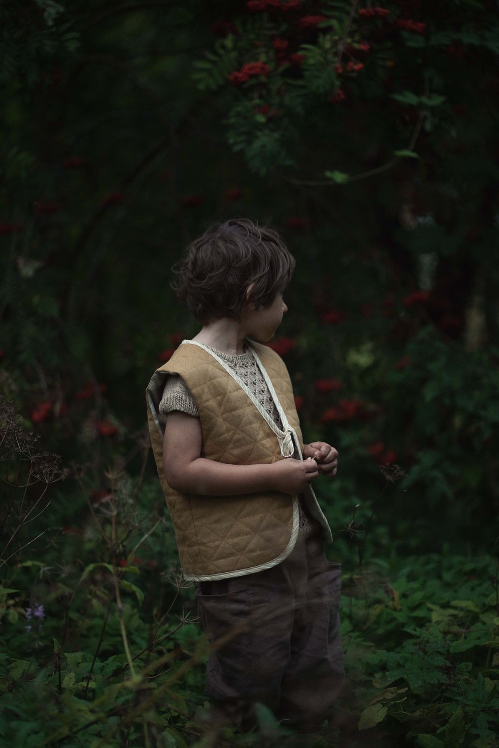 LINEN VEST 'SAILOR'