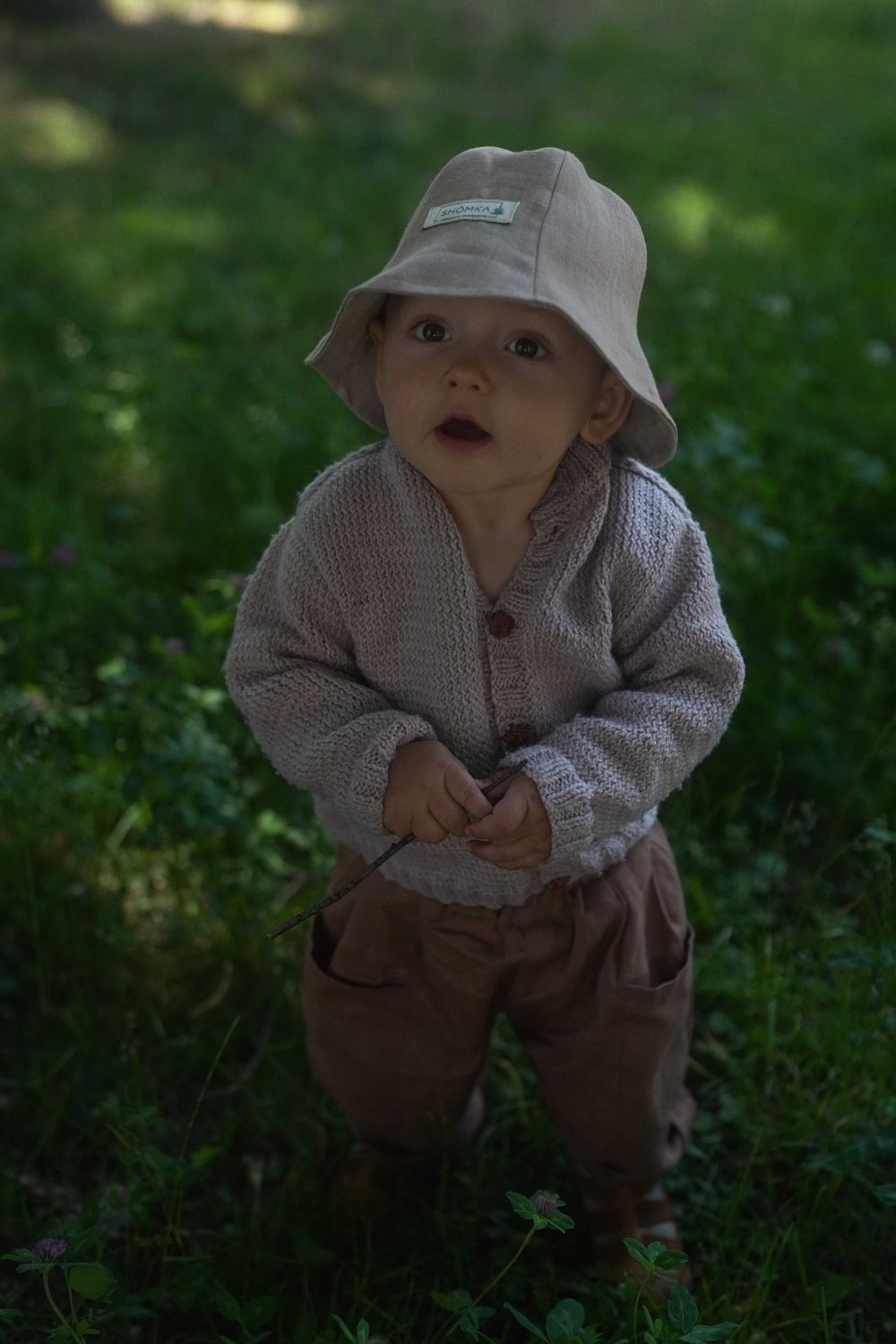 LINEN TULIP HAT