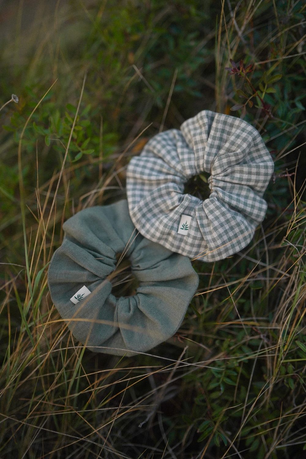 LINEN SCRUNCHIE 'EARTH'