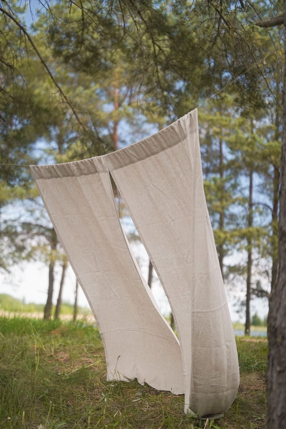 LINEN CURTAINS 'MIST'