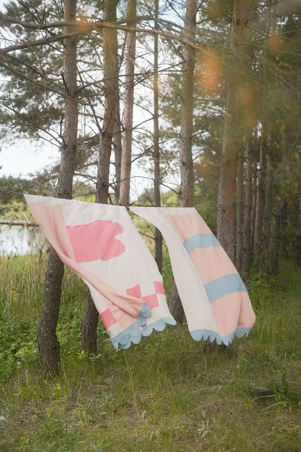 LINEN CURTAINS 'WOODLAND'
