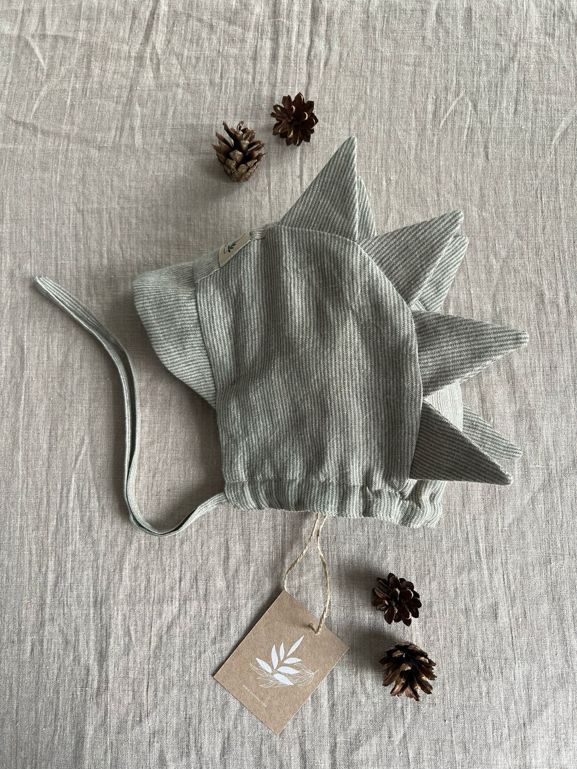ASHTREE LINEN BONNET 'CROCODILE'