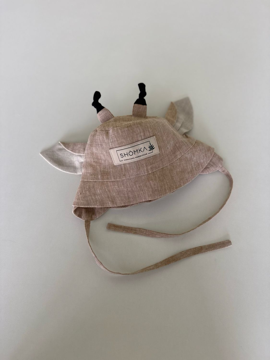 HAY LINEN HAT 'GIRAFFE'