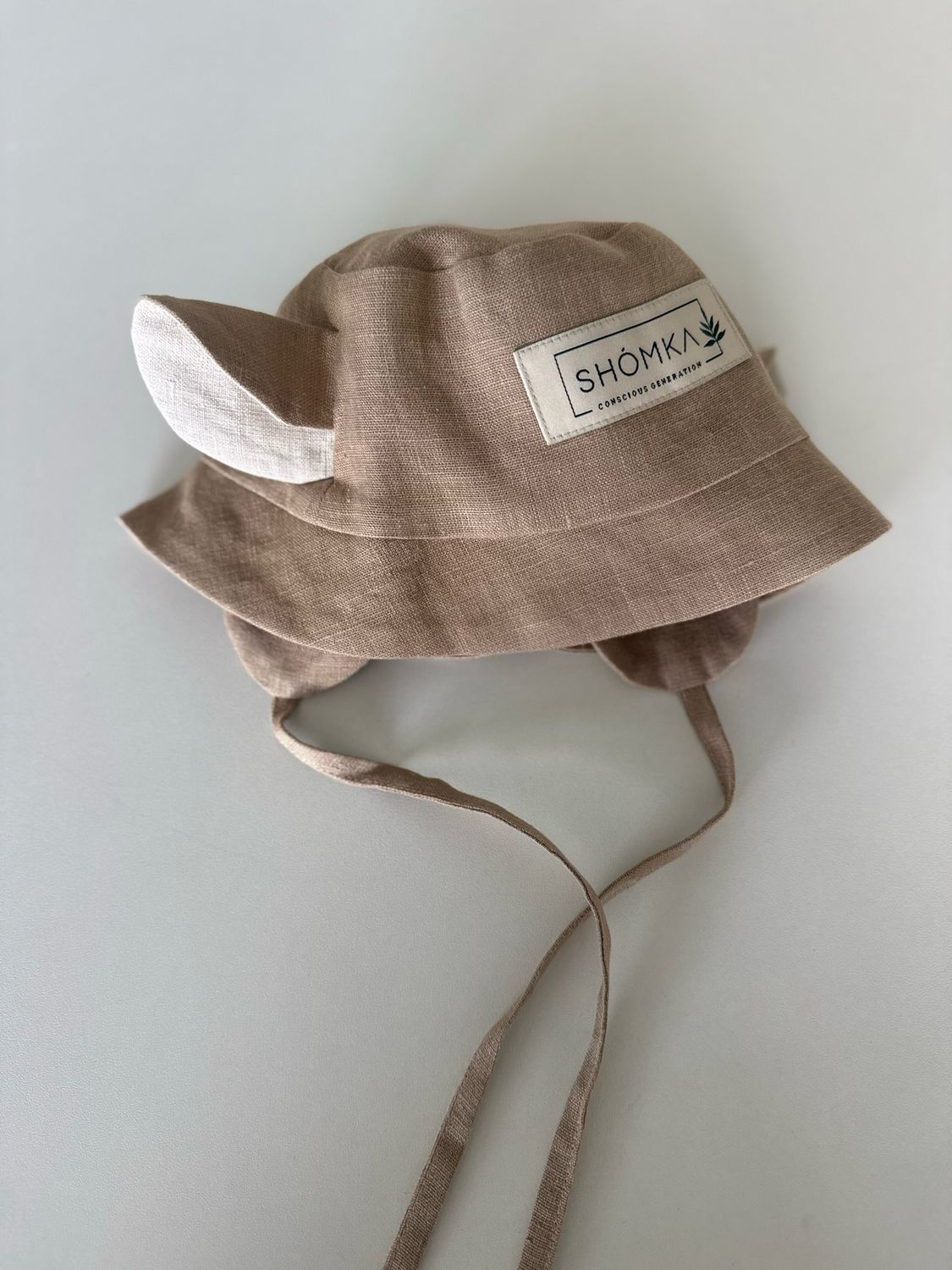 CAPPUCCINO LINEN HAT 'SHEEP'