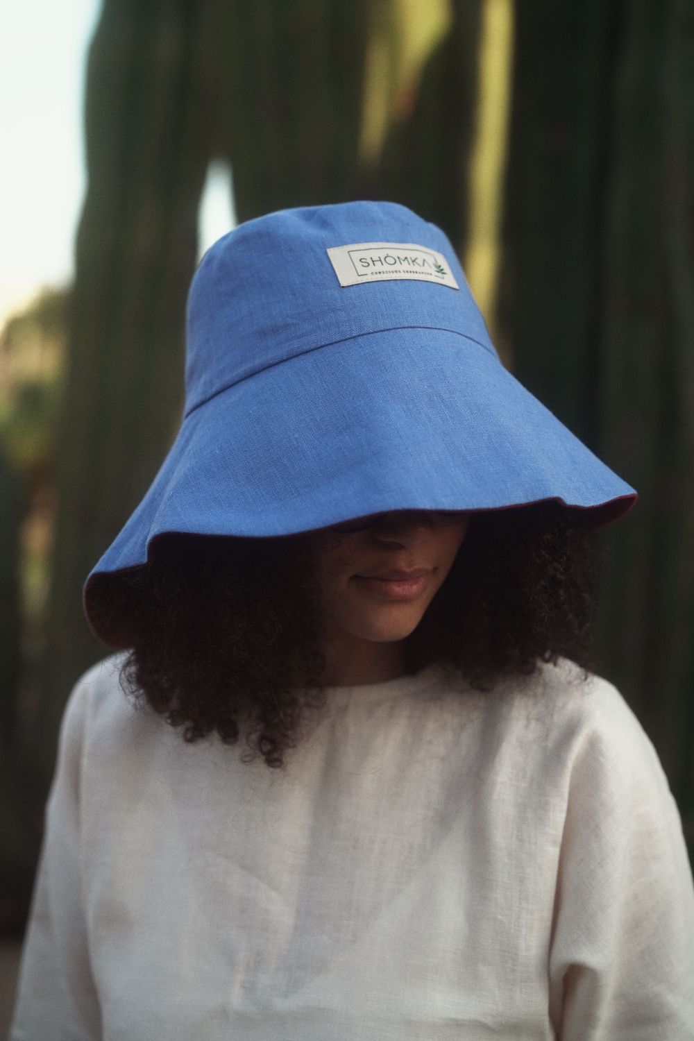 FLAX/CHERRY ADULT PANAMA HAT