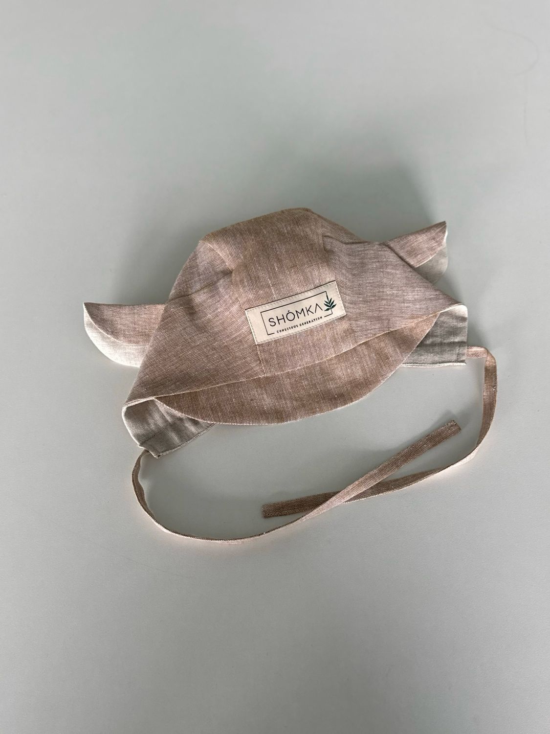 HAY LINEN BONNET 'SHEEP'