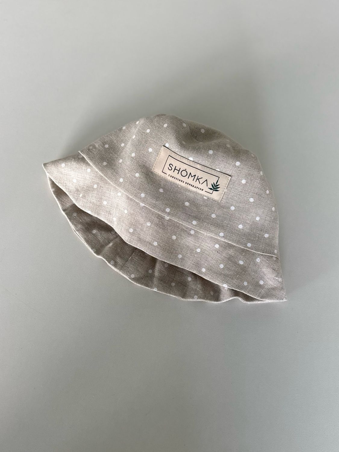 SALT LINEN BUCKET HAT 'NO EARS'