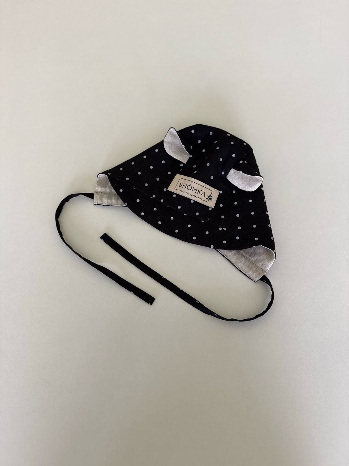 PEPPER LINEN BONNET 'BEAR'