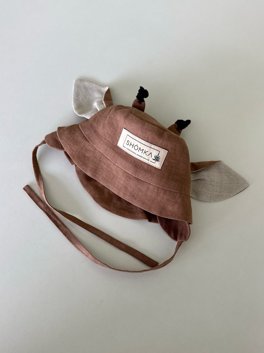 COCOA LINEN HAT 'GIRAFFE'
