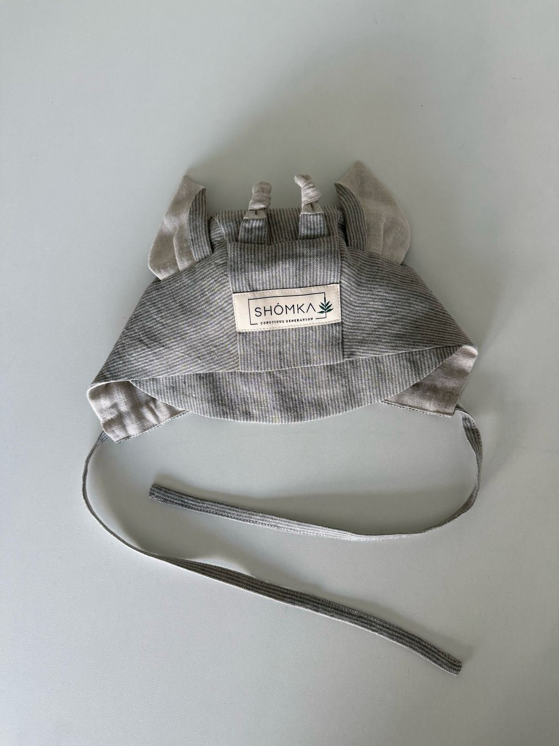 ASHTREE LINEN BONNET 'GIRAFFE'
