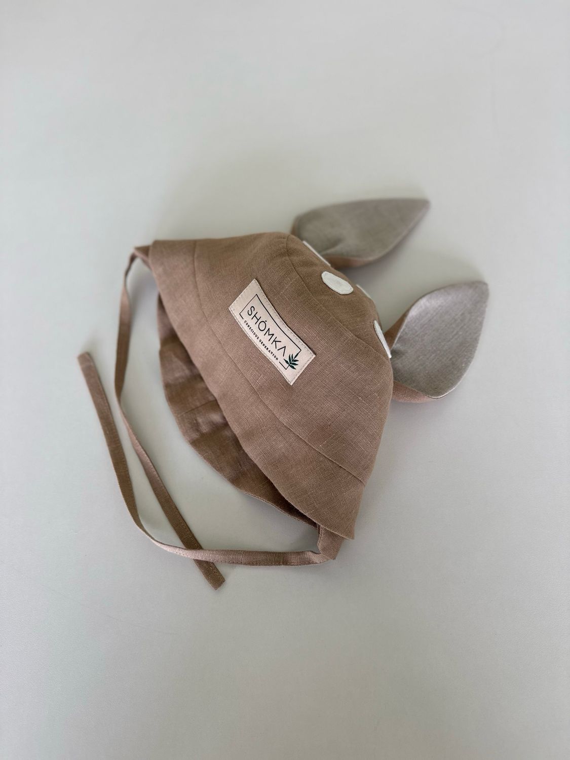 CAPPUCCINO LINEN HAT 'FAWN'
