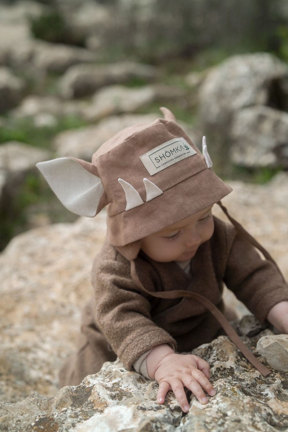 COCOA LINEN HAT 'WILD BOAR'