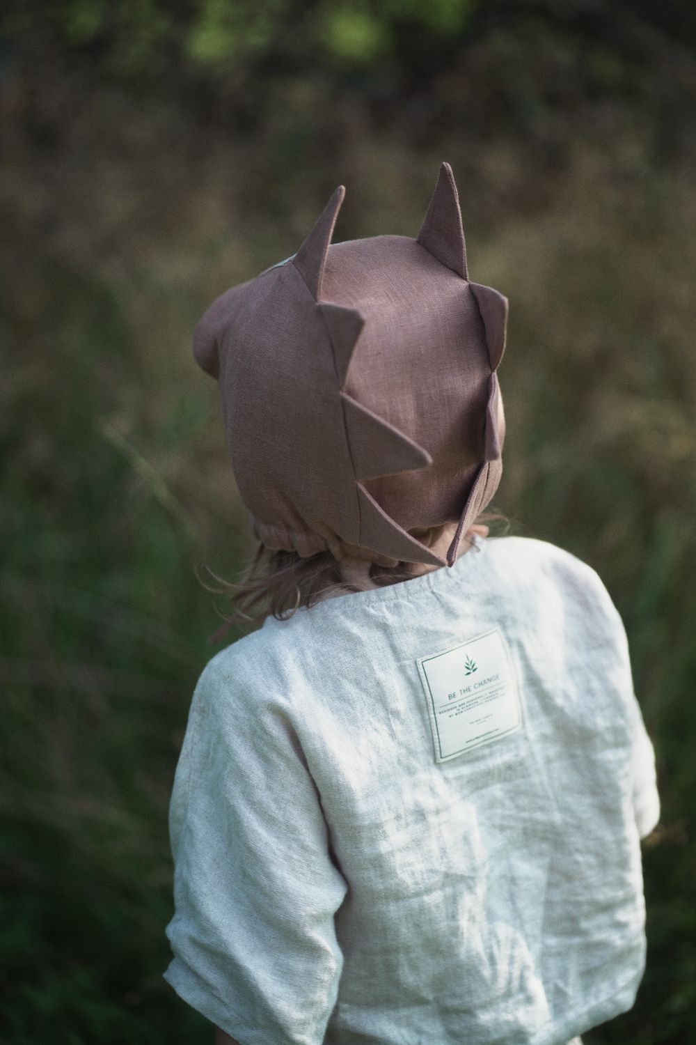 COCOA LINEN BONNET 'CROCODILE'