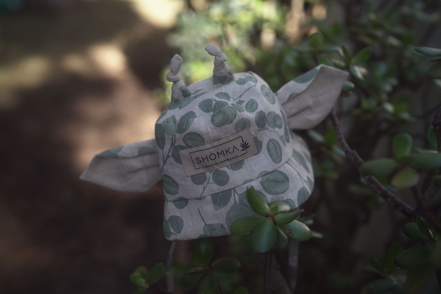 EUCALYPTUS LINEN HAT 'GIRAFFE'