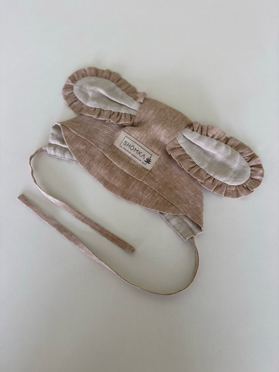 HAY LINEN BONNET 'PUPPY'