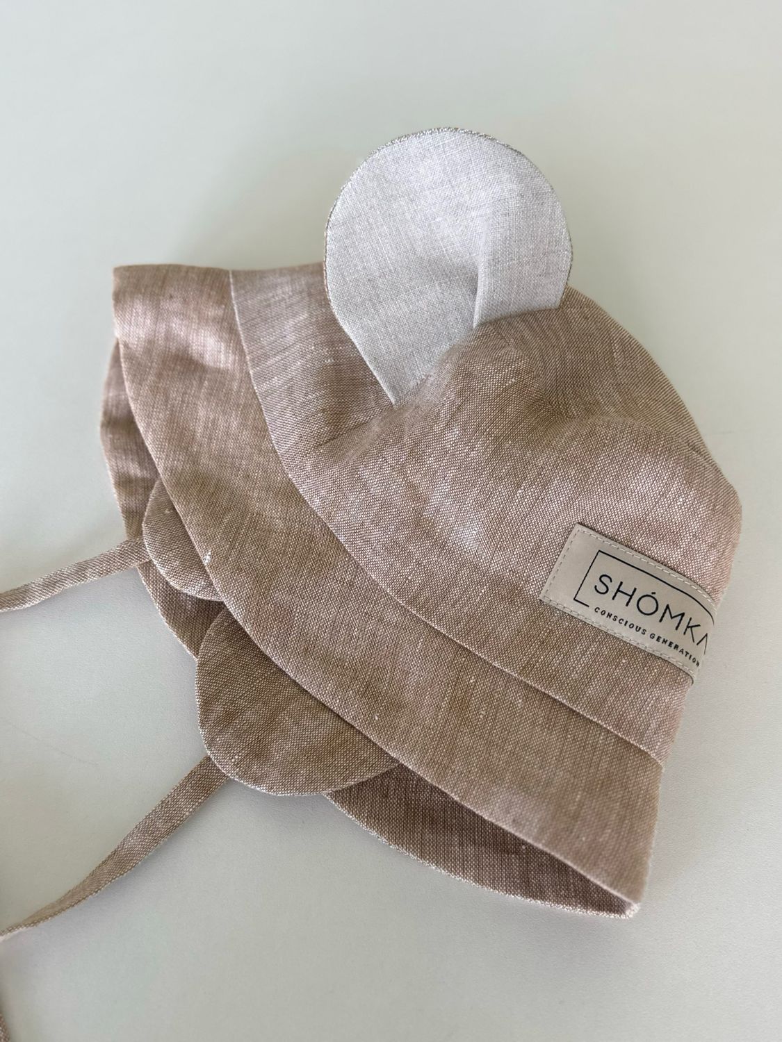 HAY LINEN HAT 'MOUSE'