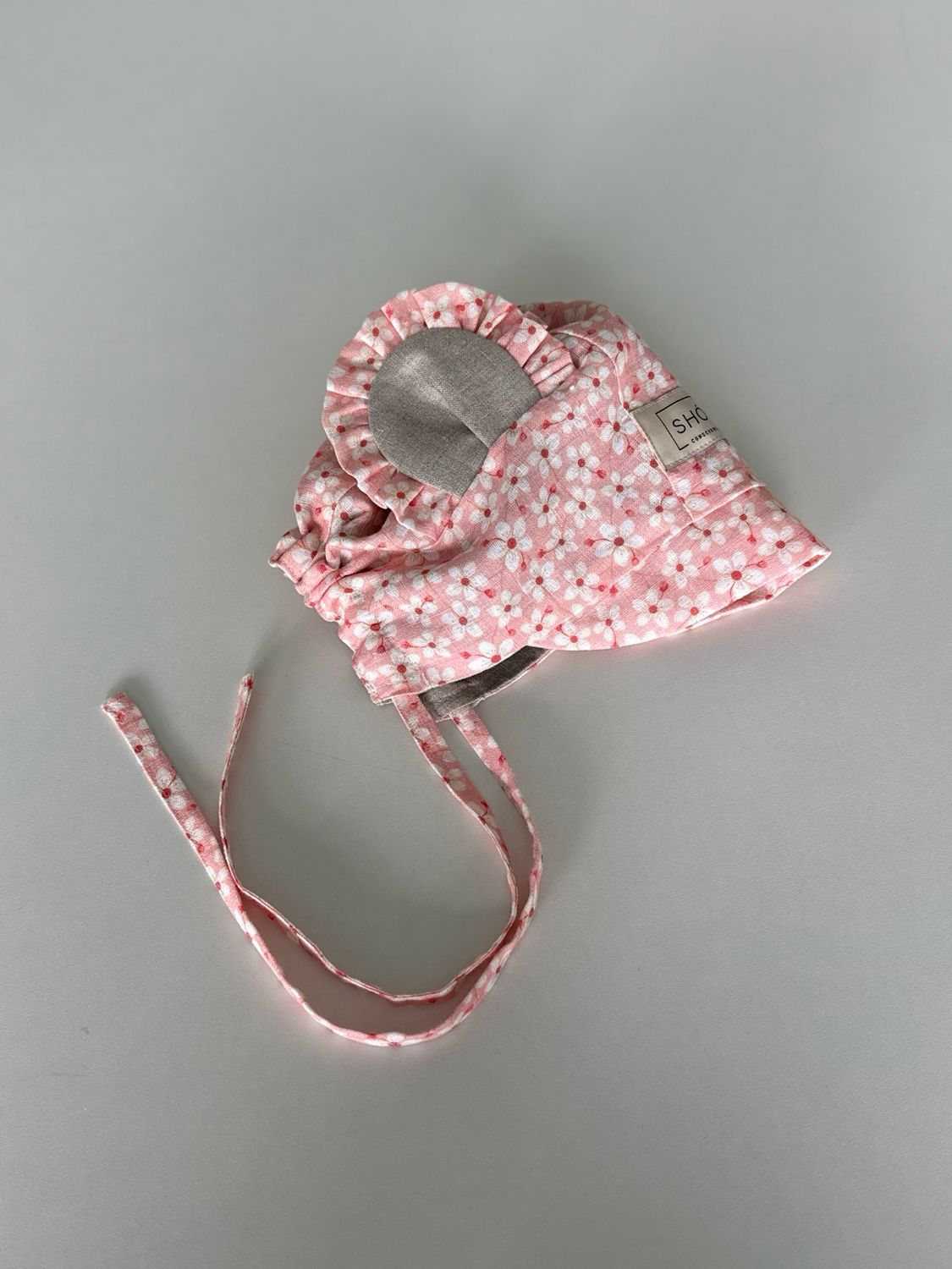 SAKURA LINEN BONNET 'KOALA'