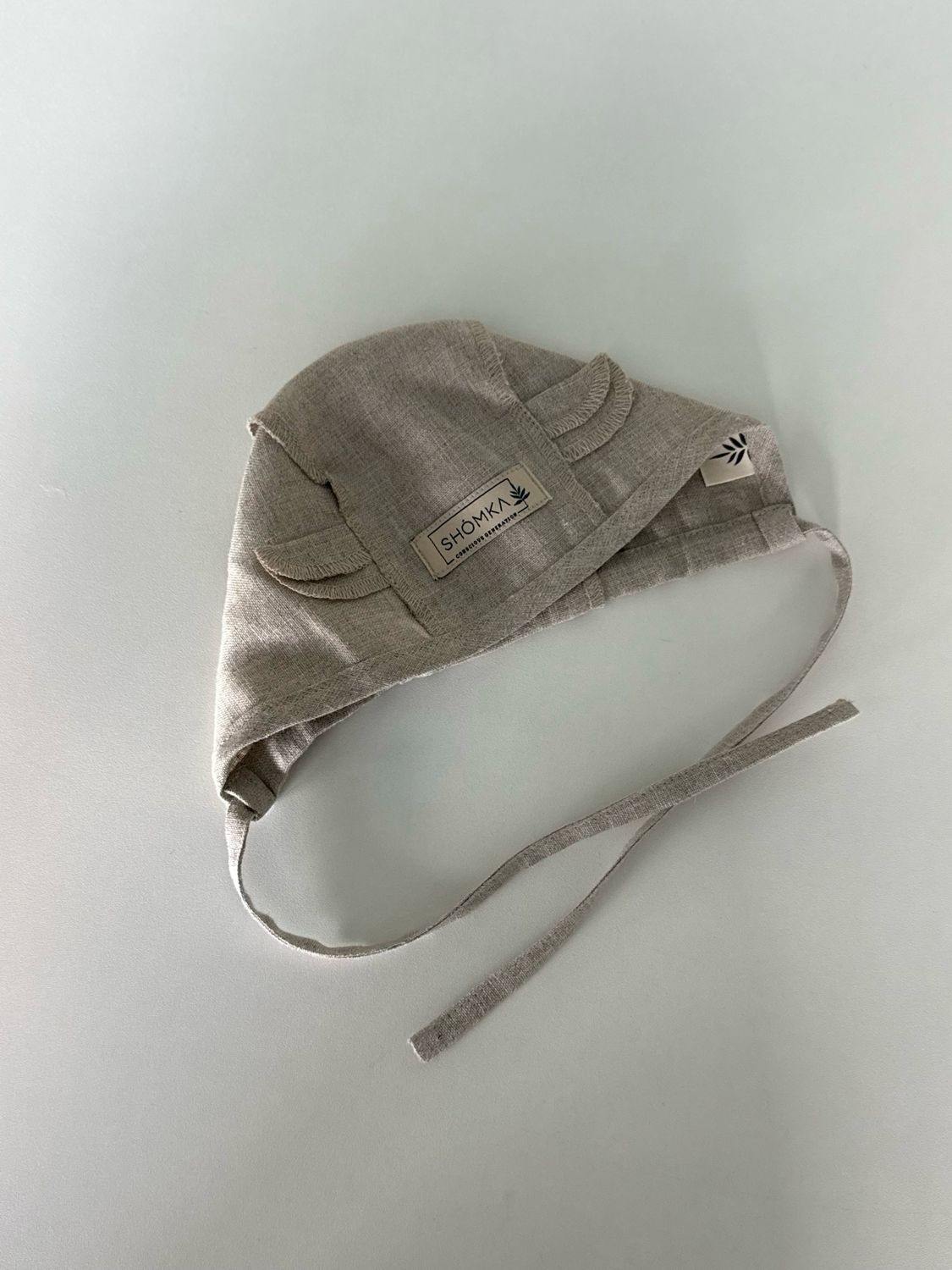 NATURAL NEWBORN BONNET