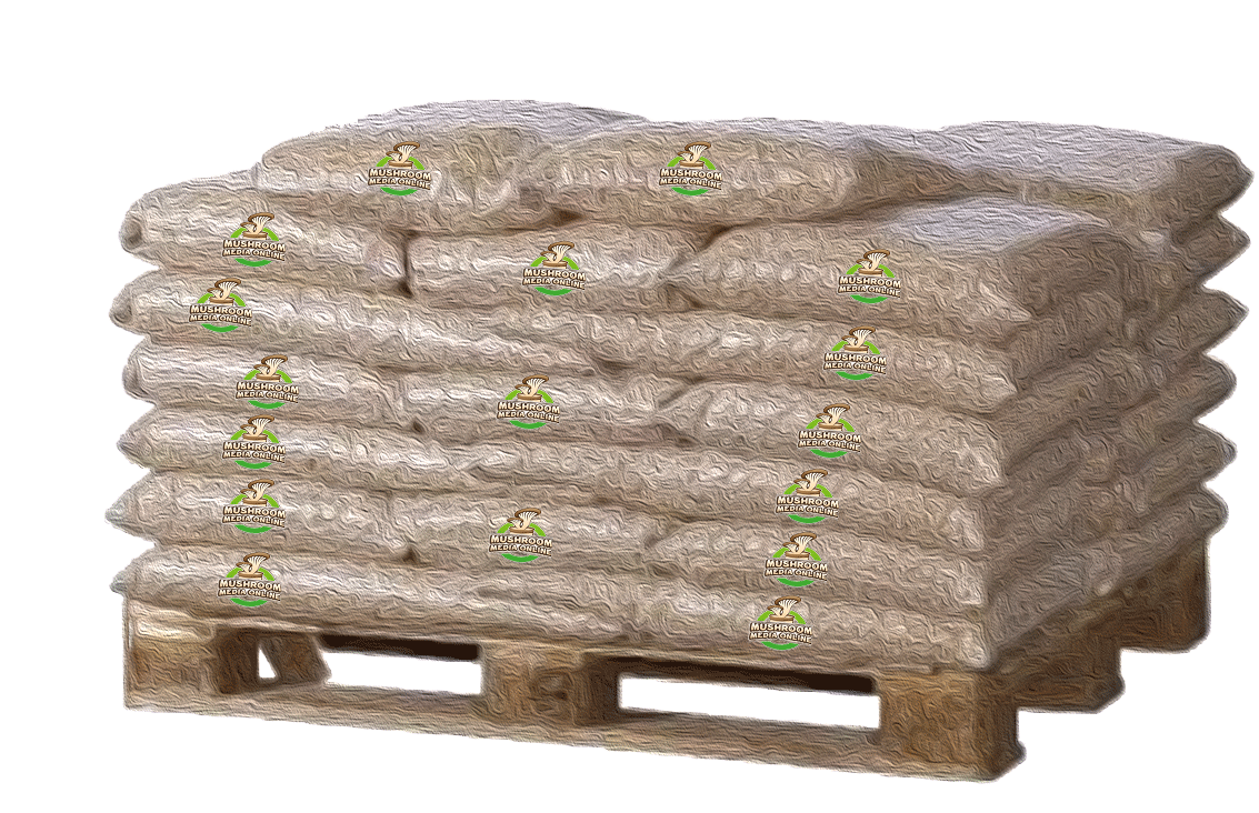 40# (2 x 20#Bag) of Fast Fruiting aka Masters Mix (50% Oak/50% Soy Hull Mushroom Growing Pellets) - Free shipping