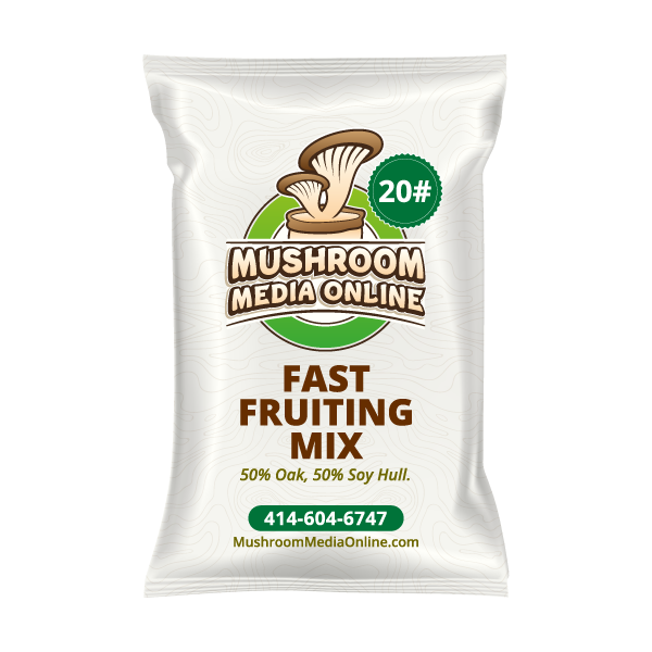 20# of Fast Fruiting aka Masters Mix (50% Oak/50% Soy Hull Mushroom Growing Pellets) - Free shipping