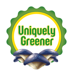 Uniquely Greener Blue Oyster Mushroom Grow Kit
