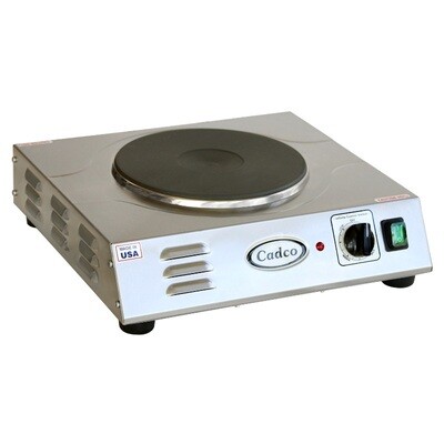 CADCO LKR-220 Commercial Hot Plate (Single, with Cast Iron Element) 220V