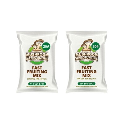 Fast Fruiting aka Masters Mix Pellets | 40 Pounds (2 x 20# Bags)