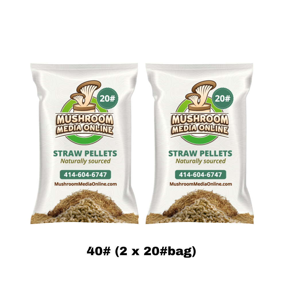 40#  ( 2 x 20#Bag) of Wheat Straw Pellets