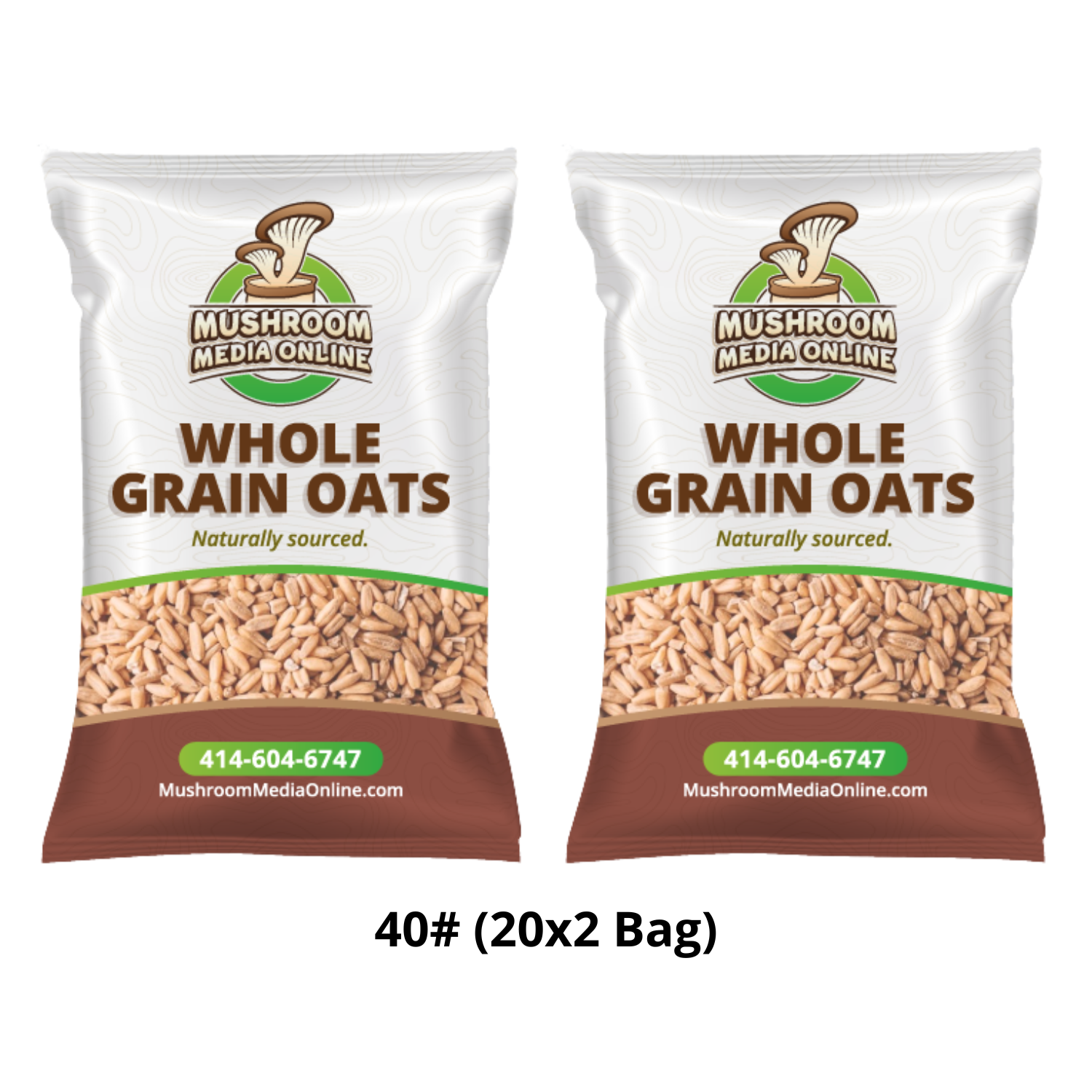 40 of 100 ORGANIC Oat Hull Pellets