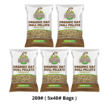 240# of 100% ORGANIC Oat Hull Pellets