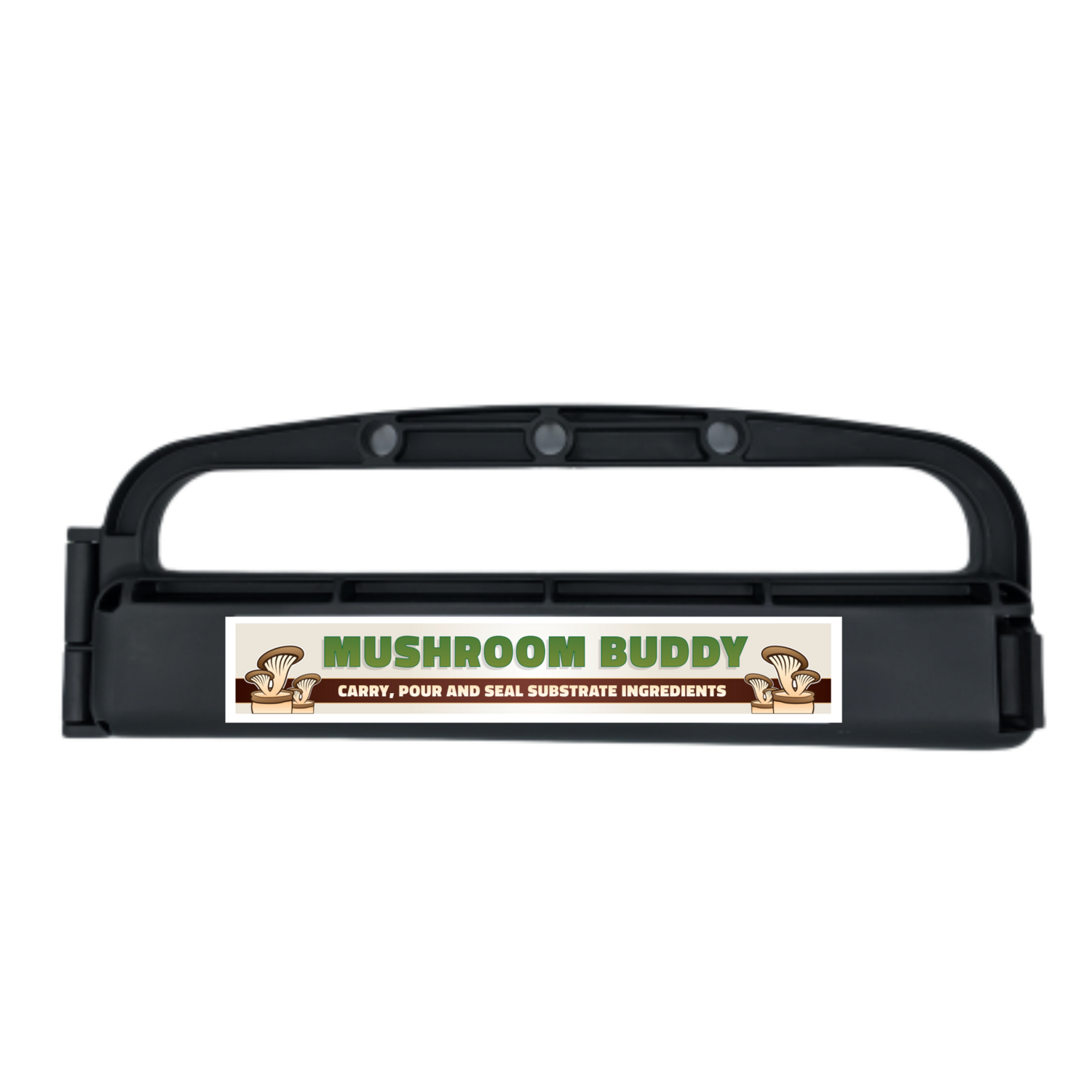 Mushroom Bag Buddy - Substrate Bag - Carry, Close, and Pour - Close Bags & Easily Carry - Random Colors, Color: Black, Quantity: 1 Count