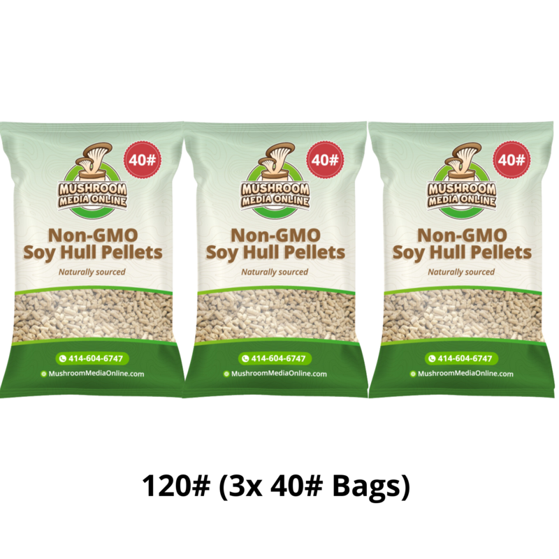 120# NON-GMO Soy Hull Mushroom Pellets