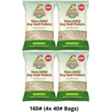 160# NON-GMO Soy Hull Mushroom Pellets